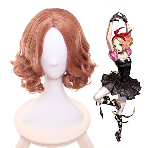 Persona Series Cosplay Cosplay Wigs Men's Middle Part 14 inch Heat Resistant Fiber Curly Brown Teen Adults' Anime Wig
Persona Series Cosplay Cosplay Wigs Men's Middle Part 14 inch Heat Resistant Fiber Curly Brown Teen Adults' Anime Wig