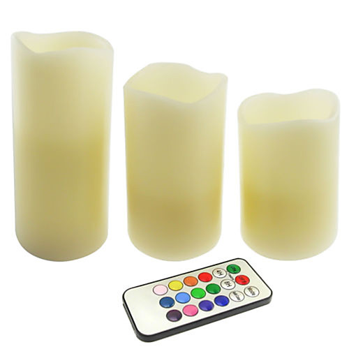 1 set 5 W LED Candle Lights 200 lm E26 1 LED Beads Remote-Controlled Decorative Christmas Wedding Decoration Warm White 5 V
1 set 5 W LED Candle Lights 200 lm E26 1 LED Beads Remote-Controlled Decorative Christmas Wedding Decoration Warm White 5 V