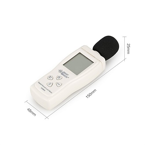 AS804 Digital Sound Level Meter DB 30 d - 130 DBA Diagnostic Tool Monitoring Tester DB Noise Detector Analyzer
AS804 Digital Sound Level Meter DB 30 d - 130 DBA Diagnostic Tool Monitoring Tester DB Noise Detector Analyzer