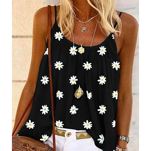 Women's Blouse Tank Top Floral Flower Round Neck Boho Tops Blue Purple Yellow
Women's Blouse Tank Top Floral Flower Round Neck Boho Tops Blue Purple Yellow