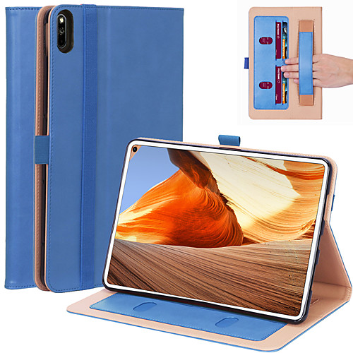 Case For Huawei Tablets MatePad Pro Card Holder / Shockproof Full Body Cases Solid Colored PU Leather
Case For Huawei Tablets MatePad Pro Card Holder / Shockproof Full Body Cases Solid Colored PU Leather