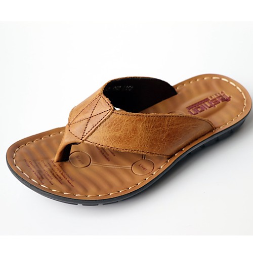 Men's Summer Outdoor Slippers & Flip-Flops PU Non-slipping Black / Khaki / Brown
Men's Summer Outdoor Slippers & Flip-Flops PU Non-slipping Black / Khaki / Brown