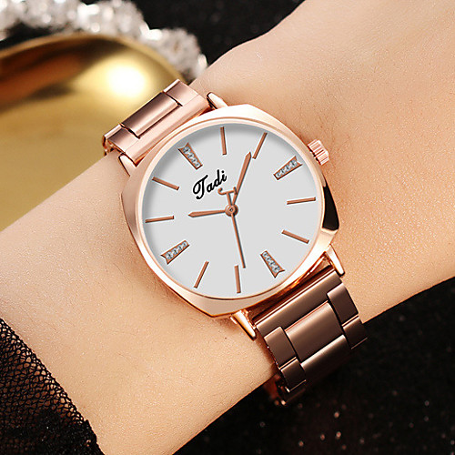 Ladies Quartz Watches Cubic Zirconia Elegant Fashion Rose Gold Alloy Chinese Quartz White Black Red New Design Imitation Diamond 1 pc Analog One Year Battery Life
Ladies Quartz Watches Cubic Zirconia Elegant Fashion Rose Gold Alloy Chinese Quartz White Black Red New Design Imitation Diamond 1 pc Analog One Year Battery Life
