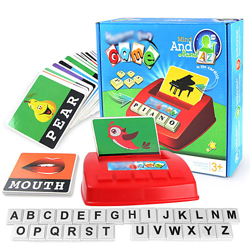 Educational Flash Card Matching Letter Game Educational Toy Letter Spelling Letter Reading Game Improve Memory ABS Resin Kid's Preschool Cute Kits Non Toxic 30 pcs 3-6 Y
Educational Flash Card Matching Letter Game Educational Toy Letter Spelling Letter Reading Game Improve Memory ABS Resin Kid's Preschool Cute Kits Non Toxic 30 pcs 3-6 Y