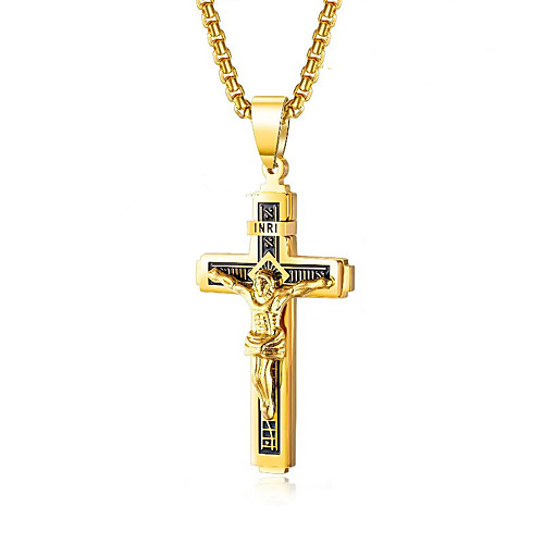 Pendant Necklace Classic Cross Fashion Titanium Steel Silver Gold Rainbow 50 cm Necklace Jewelry For
Pendant Necklace Classic Cross Fashion Titanium Steel Silver Gold Rainbow 50 cm Necklace Jewelry For