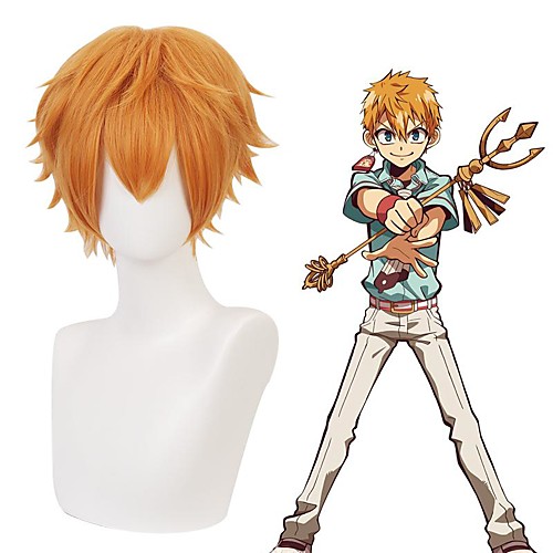 Toilet-bound Hanako-kun Cosplay Cosplay Wigs Men's Layered Haircut 8 inch Heat Resistant Fiber Curly Yellow Teen Adults' Anime Wig
Toilet-bound Hanako-kun Cosplay Cosplay Wigs Men's Layered Haircut 8 inch Heat Resistant Fiber Curly Yellow Teen Adults' Anime Wig
