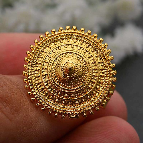 Women's Ring Open Cuff Ring Adjustable Ring 1pc Gold Gold Plated Irregular Statement Stylish Luxury Wedding Party Evening Jewelry
Women's Ring Open Cuff Ring Adjustable Ring 1pc Gold Gold Plated Irregular Statement Stylish Luxury Wedding Party Evening Jewelry
