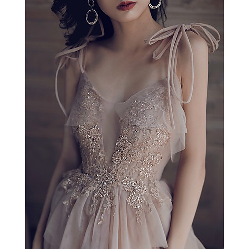 A-Line Luxurious Sexy Engagement Formal Evening Dress Spaghetti Strap Sleeveless Floor Length Chiffon with Beading Embroidery 2020
A-Line Luxurious Sexy Engagement Formal Evening Dress Spaghetti Strap Sleeveless Floor Length Chiffon with Beading Embroidery 2020