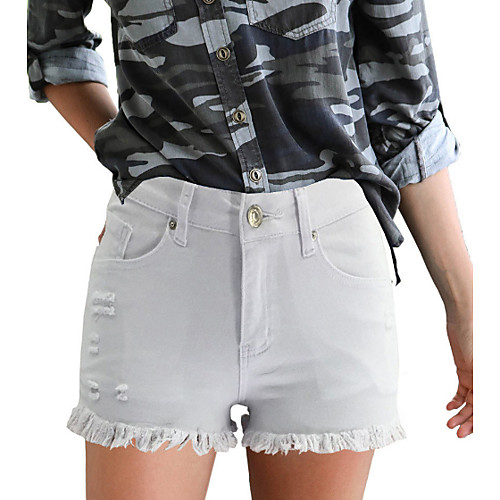 Women's Basic Slim Cotton Shorts Pants - Solid Colored White Black Blue S / M / L
Women's Basic Slim Cotton Shorts Pants - Solid Colored White Black Blue S / M / L