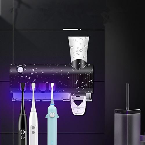 Multifunction Automatic Toothpaste Dispenser Plastics and Waterproof Squeezer Kit with Toothbrush Holder Wall Mounted
Multifunction Automatic Toothpaste Dispenser Plastics and Waterproof Squeezer Kit with Toothbrush Holder Wall Mounted