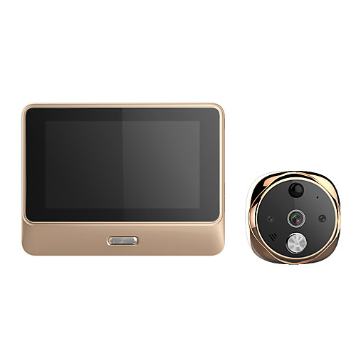 Smart WIFI cat's eye doorbell remote sensor video shooting wide angle 1.3 million HD remote control unlock
Smart WIFI cat's eye doorbell remote sensor video shooting wide angle 1.3 million HD remote control unlock