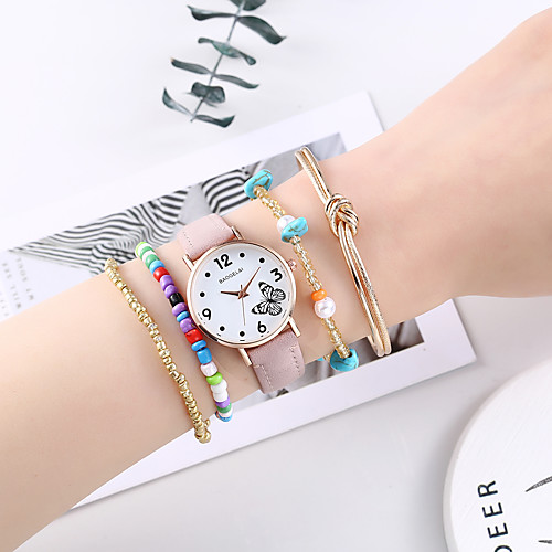Women's Quartz Watches Butterfly Fashion Pink PU Leather Chinese Quartz Blushing Pink Chronograph Cute Creative 1 set Analog One Year Battery Life
Women's Quartz Watches Butterfly Fashion Pink PU Leather Chinese Quartz Blushing Pink Chronograph Cute Creative 1 set Analog One Year Battery Life