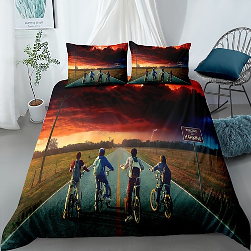 Home Textiles 3D Bedding Set Duvet Cover with Pillowcase 2/3pcs Bedroom Duvet Cover Sets Bedding Stranger Things
Home Textiles 3D Bedding Set Duvet Cover with Pillowcase 2/3pcs Bedroom Duvet Cover Sets Bedding Stranger Things
