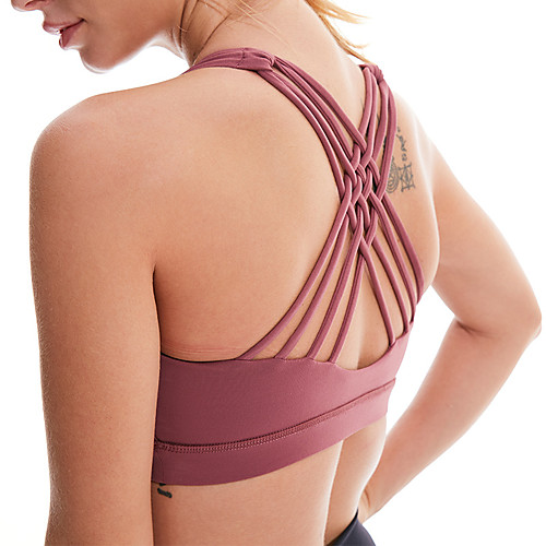Women's Sports Bra Medium Support Criss Cross Strappy Fashion White Black Red Pink Nylon Yoga Fitness Running Bra Top Sport Activewear Comfort Moisture Wicking Quick Dry Breathable Freedom Stretchy
Women's Sports Bra Medium Support Criss Cross Strappy Fashion White Black Red Pink Nylon Yoga Fitness Running Bra Top Sport Activewear Comfort Moisture Wicking Quick Dry Breathable Freedom Stretchy