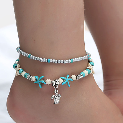 Anklet Elegant Trendy Ethnic Women's Body Jewelry For Date Birthday Party Alloy Wedding Friends Blue Silver Gray 1 Piece
Anklet Elegant Trendy Ethnic Women's Body Jewelry For Date Birthday Party Alloy Wedding Friends Blue Silver Gray 1 Piece