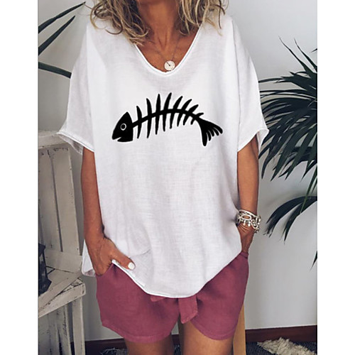 Women's Animal Print T-shirt Daily White / Red / Green / Light gray / Gray
Women's Animal Print T-shirt Daily White / Red / Green / Light gray / Gray