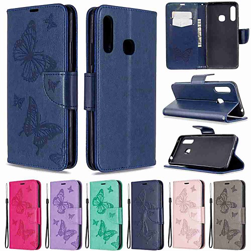 Case For Samsung Galaxy S20 / Galaxy S20 Plus / Galaxy S20 Ultra Wallet / Card Holder / with Stand Full Body Cases Two butterfly PU Leather / TPU for Galaxy A51 / A71 / A70E / A41 / A11 / A01 / A21
Case For Samsung Galaxy S20 / Galaxy S20 Plus / Galaxy S20 Ultra Wallet / Card Holder / with Stand Full Body Cases Two butterfly PU Leather / TPU for Galaxy A51 / A71 / A70E / A41 / A11 / A01 / A21