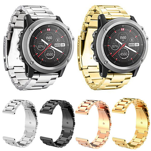 Watch Band for Fenix 5x / Fenix 5x Plus / Fenix 3 HR Garmin Business Band Stainless Steel Wrist Strap
Watch Band for Fenix 5x / Fenix 5x Plus / Fenix 3 HR Garmin Business Band Stainless Steel Wrist Strap
