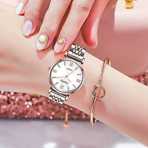 Women's Quartz Watches Fashion Silver Rose Gold Alloy Chinese Quartz Rose Gold WhiteGolden White Adorable 1 pc Analog One Year Battery Life
Women's Quartz Watches Fashion Silver Rose Gold Alloy Chinese Quartz Rose Gold WhiteGolden White Adorable 1 pc Analog One Year Battery Life