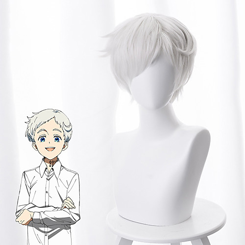 The Promised Neverland Norman Cosplay Wigs Men's Asymmetrical 15 inch Heat Resistant Fiber Curly Silver Adults' Anime Wig
The Promised Neverland Norman Cosplay Wigs Men's Asymmetrical 15 inch Heat Resistant Fiber Curly Silver Adults' Anime Wig
