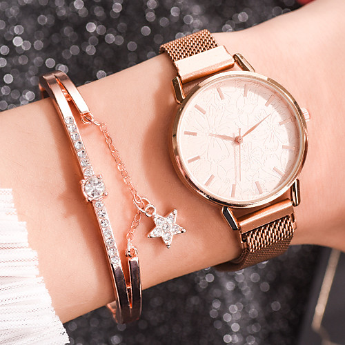 Women's Quartz Watches Fashion Rose Gold Alloy Chinese Quartz Rose Gold White Black Adorable 1 pc Analog One Year Battery Life
Women's Quartz Watches Fashion Rose Gold Alloy Chinese Quartz Rose Gold White Black Adorable 1 pc Analog One Year Battery Life
