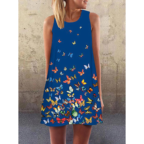 Women's A-Line Dress Short Mini Dress - Sleeveless Print Summer Casual Mumu 2020 Blue Red S M L XL XXL XXXL
Women's A-Line Dress Short Mini Dress - Sleeveless Print Summer Casual Mumu 2020 Blue Red S M L XL XXL XXXL