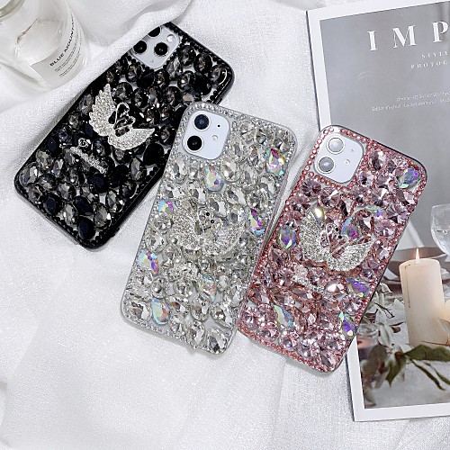 Rhinestone Swan TPU Case for Apple iPhone 11 Pro Max X XR XS Max 8 Plus 7 Plus 6 Plus SE Back Cover
Rhinestone Swan TPU Case for Apple iPhone 11 Pro Max X XR XS Max 8 Plus 7 Plus 6 Plus SE Back Cover