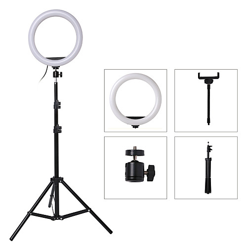 10/26CM LED Ring Light Photographic Selfie Ring Lighting with 1.6M Collapsible Stand for Smartphone Youtube Makeup Video Studio Tripod Ring Light
10/26CM LED Ring Light Photographic Selfie Ring Lighting with 1.6M Collapsible Stand for Smartphone Youtube Makeup Video Studio Tripod Ring Light