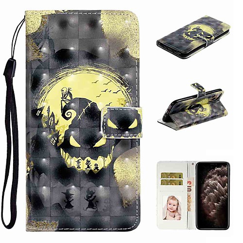 Case For Apple iPhone 11 / iPhone 11 Pro / iPhone 11 Pro Max Wallet / Card Holder / with Stand Full Body Cases Skull PU Leather / TPU for iPhone SE (2020) / 8 / 8 Plus / X / XS / XR / Xs Max
Case For Apple iPhone 11 / iPhone 11 Pro / iPhone 11 Pro Max Wallet / Card Holder / with Stand Full Body Cases Skull PU Leather / TPU for iPhone SE (2020) / 8 / 8 Plus / X / XS / XR / Xs Max