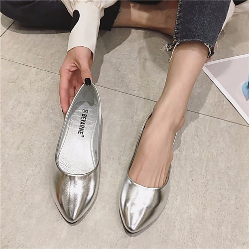 Women's Sandals Flat Sandal Summer Flat Heel Closed Toe Daily PU Gold / Silver / Gray
Women's Sandals Flat Sandal Summer Flat Heel Closed Toe Daily PU Gold / Silver / Gray