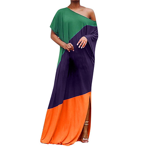 Women's Shift Dress - Short Sleeves Color Block Summer Elegant 2020 Wine Green S M L XL XXL
Women's Shift Dress - Short Sleeves Color Block Summer Elegant 2020 Wine Green S M L XL XXL
