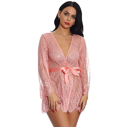 Women's Lace / Mesh Suits Nightwear Solid Colored Wine Purple Blushing Pink S M L
Women's Lace / Mesh Suits Nightwear Solid Colored Wine Purple Blushing Pink S M L