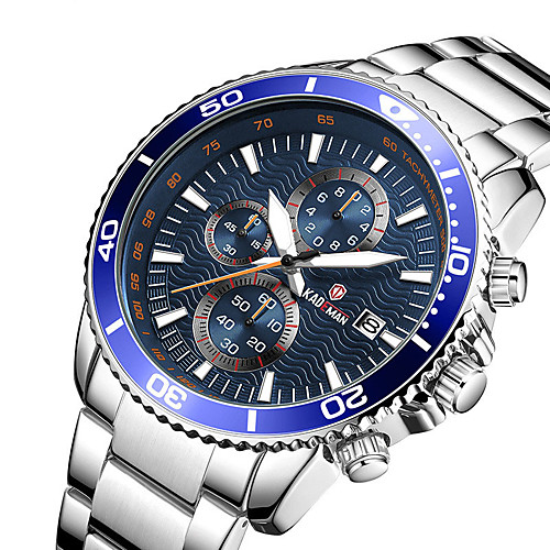 Men's Steel Band Watches Quartz Modern Style Stylish Stainless Steel Water Resistant / Waterproof Calendar / date / day Analog Casual Big Face - Black / Silver BlackGloden Black
Men's Steel Band Watches Quartz Modern Style Stylish Stainless Steel Water Resistant / Waterproof Calendar / date / day Analog Casual Big Face - Black / Silver BlackGloden Black
