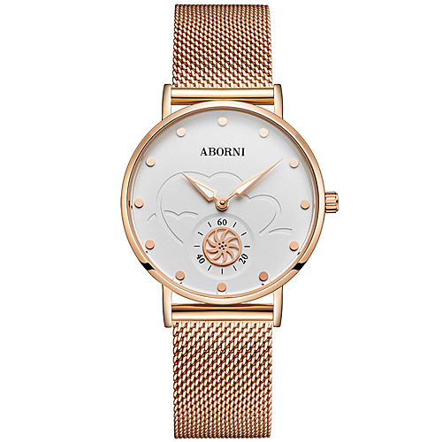 Women's Mechanical Watch Casual Fashion Stainless Steel Automatic self-winding Rose Gold Rose Red Water Resistant / Waterproof Casual Watch Adorable Analog
Women's Mechanical Watch Casual Fashion Stainless Steel Automatic self-winding Rose Gold Rose Red Water Resistant / Waterproof Casual Watch Adorable Analog