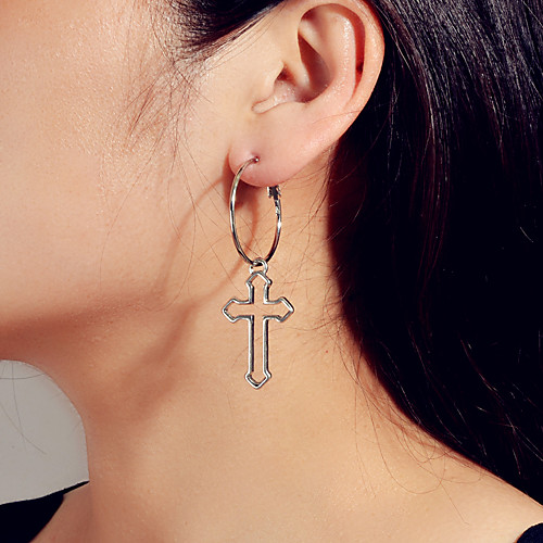 Women's Earrings Geometrical Cross Birthday Statement Basic Punk Gothic Steampunk Earrings Jewelry Silver For Party Evening Engagement Prom Vacation Beach 1 Pair
Women's Earrings Geometrical Cross Birthday Statement Basic Punk Gothic Steampunk Earrings Jewelry Silver For Party Evening Engagement Prom Vacation Beach 1 Pair