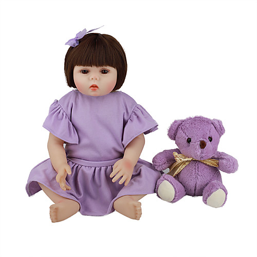 FeelWind 18 inch Reborn Doll Baby & Toddler Toy Reborn Toddler Doll Baby Girl Gift Cute Lovely Parent-Child Interaction Tipped and Sealed Nails Full Body Silicone with Clothes and Accessories for
FeelWind 18 inch Reborn Doll Baby & Toddler Toy Reborn Toddler Doll Baby Girl Gift Cute Lovely Parent-Child Interaction Tipped and Sealed Nails Full Body Silicone with Clothes and Accessories for