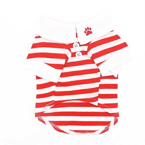 Cat Dog Shirt / T-Shirt Puppy Clothes Stripes Casual / Daily Dog Clothes Puppy Clothes Dog Outfits Red Blue Costume for Girl and Boy Dog Cotton XS S M L
Cat Dog Shirt / T-Shirt Puppy Clothes Stripes Casual / Daily Dog Clothes Puppy Clothes Dog Outfits Red Blue Costume for Girl and Boy Dog Cotton XS S M L