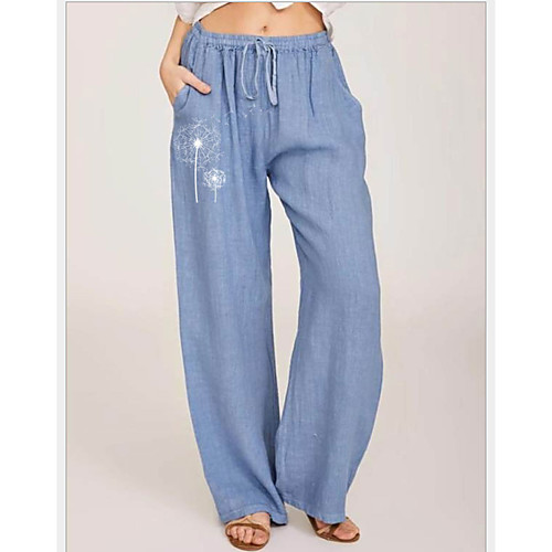 Women's Basic Daily Loose Chinos Pants - Print Drawstring Black Light gray Navy Blue S / M / L
Women's Basic Daily Loose Chinos Pants - Print Drawstring Black Light gray Navy Blue S / M / L