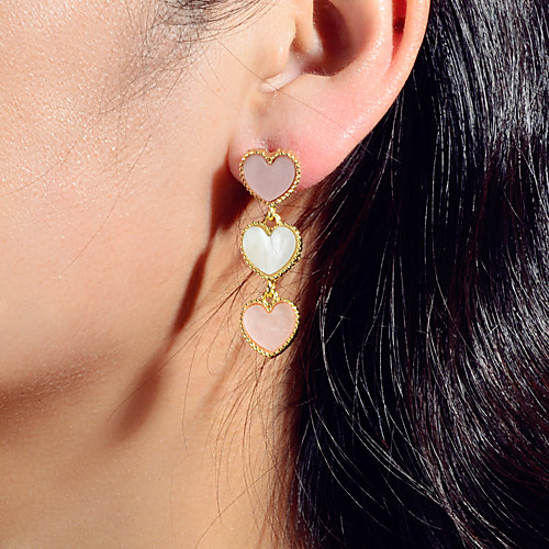Women's Earrings Heart Sweet Heart Wedding Basic Sweet Fashion French Boho Earrings Jewelry Yellow / Blushing Pink For Party Evening Engagement Vacation Birthday Beach 1 Pair
Women's Earrings Heart Sweet Heart Wedding Basic Sweet Fashion French Boho Earrings Jewelry Yellow / Blushing Pink For Party Evening Engagement Vacation Birthday Beach 1 Pair