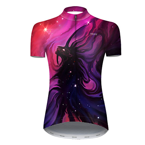21Grams Women's Short Sleeve Cycling Jersey Summer Nylon Polyester Violet Galaxy Animal Bike Jersey Top Mountain Bike MTB Road Bike Cycling Ultraviolet Resistant Quick Dry Breathable Sports Clothing
21Grams Women's Short Sleeve Cycling Jersey Summer Nylon Polyester Violet Galaxy Animal Bike Jersey Top Mountain Bike MTB Road Bike Cycling Ultraviolet Resistant Quick Dry Breathable Sports Clothing