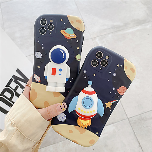Cute Cartoon astronaut Space Phone case For iPhone 11 Pro Max xs 2020 X XS XR 7 8 Plus Funny Clear Soft TPU Cover Back
Cute Cartoon astronaut Space Phone case For iPhone 11 Pro Max xs 2020 X XS XR 7 8 Plus Funny Clear Soft TPU Cover Back