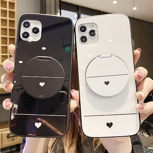 Mirror Holder Tempered Glass Phone Case Heart Pattern for Apple iPhone Case 11 Pro Max X XR XS Max 8 Plus 7 Plus 6 Plus SE(2020) Curve Back Cover
Mirror Holder Tempered Glass Phone Case Heart Pattern for Apple iPhone Case 11 Pro Max X XR XS Max 8 Plus 7 Plus 6 Plus SE(2020) Curve Back Cover
