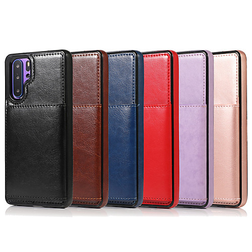 Case For Huawei Huawei P30 / Huawei P30 Pro / Huawei P30 Lite Card Holder / Shockproof Back Cover Solid Colored PU Leather / TPU
Case For Huawei Huawei P30 / Huawei P30 Pro / Huawei P30 Lite Card Holder / Shockproof Back Cover Solid Colored PU Leather / TPU