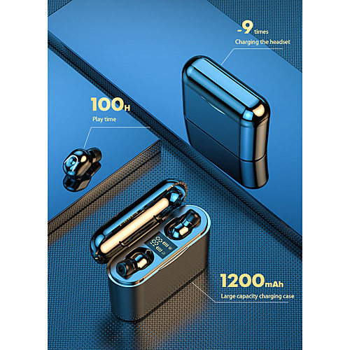 LITBest M2D TWS True Wireless Earbuds Wireless Bluetooth 5.0 Stereo with Charging Box Sweatproof LED Power Display for Sport Fitness
LITBest M2D TWS True Wireless Earbuds Wireless Bluetooth 5.0 Stereo with Charging Box Sweatproof LED Power Display for Sport Fitness