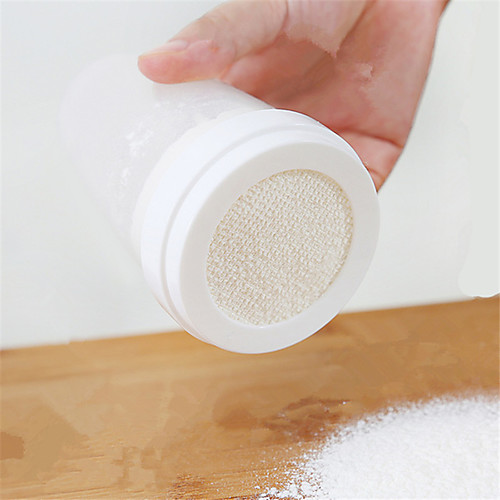 Household Plastic Powder Chocolate Shaker Icing Sugar Flour Cocoa DIY Coffee Sifter With Cover Bakeware
Household Plastic Powder Chocolate Shaker Icing Sugar Flour Cocoa DIY Coffee Sifter With Cover Bakeware