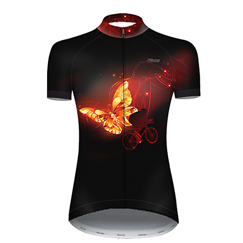 21Grams Women's Short Sleeve Cycling Jersey Summer Nylon Polyester Black / Yellow Butterfly Gradient Bike Jersey Top Mountain Bike MTB Road Bike Cycling Ultraviolet Resistant Quick Dry Breathable
21Grams Women's Short Sleeve Cycling Jersey Summer Nylon Polyester Black / Yellow Butterfly Gradient Bike Jersey Top Mountain Bike MTB Road Bike Cycling Ultraviolet Resistant Quick Dry Breathable