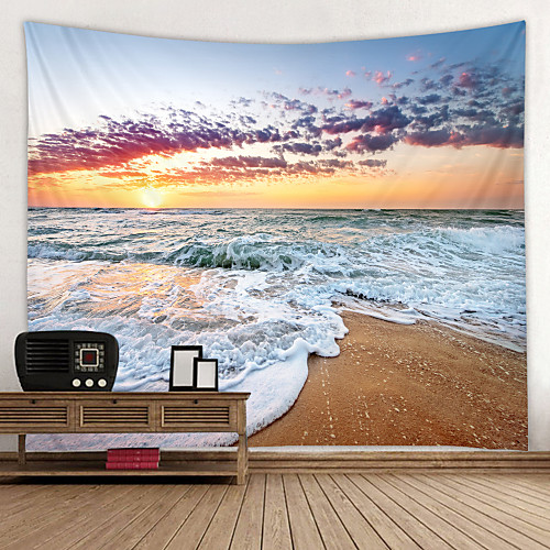 Sunset Beach Waves Digital Printed Tapestry Decor Wall Art Tablecloths Bedspread Picnic Blanket Beach Throw Tapestries Colorful Bedroom Hall Dorm Living Room Hanging
Sunset Beach Waves Digital Printed Tapestry Decor Wall Art Tablecloths Bedspread Picnic Blanket Beach Throw Tapestries Colorful Bedroom Hall Dorm Living Room Hanging