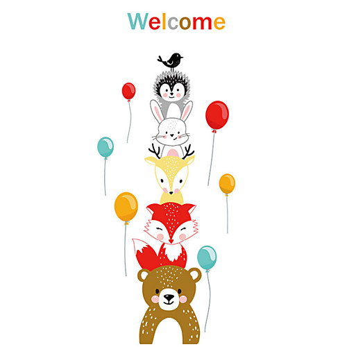 Animals Cute Wall Stickers Animal Wall Stickers Decorative Wall Stickers PVC Home Decoration Wall Decal Wall / Window Decoration 1pc
Animals Cute Wall Stickers Animal Wall Stickers Decorative Wall Stickers PVC Home Decoration Wall Decal Wall / Window Decoration 1pc