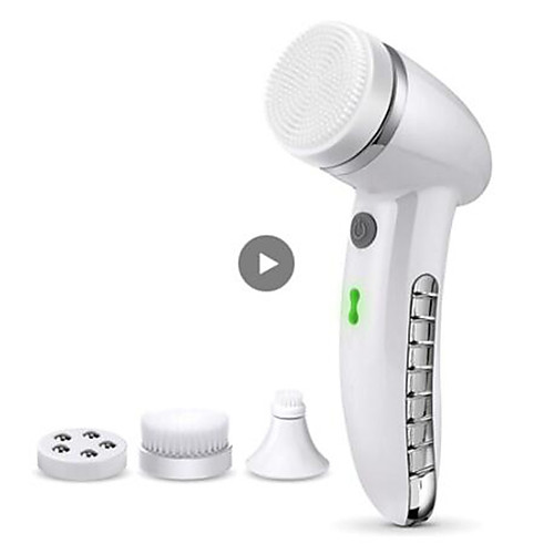 Facial Cleansing Brush Sonic Vibration Mini Face Cleaner Silicone Deep Pore Cleaning Electric Waterproof Massage with 4 Heads
Facial Cleansing Brush Sonic Vibration Mini Face Cleaner Silicone Deep Pore Cleaning Electric Waterproof Massage with 4 Heads