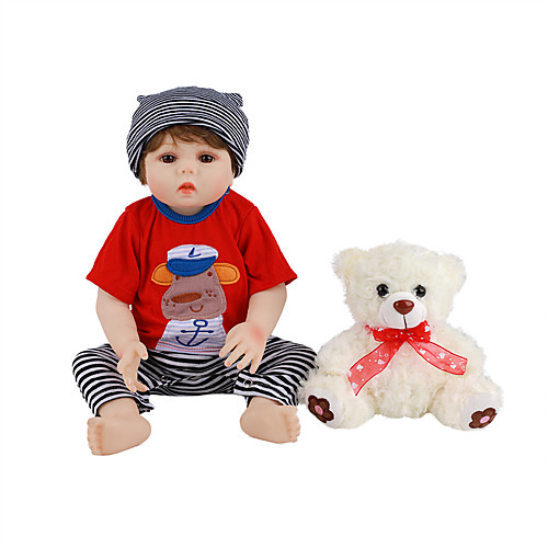 FeelWind 18 inch Reborn Doll Baby & Toddler Toy Reborn Toddler Doll Baby Boy Gift Cute Lovely Parent-Child Interaction Tipped and Sealed Nails Full Body Silicone LV014 with Clothes and Accessories
FeelWind 18 inch Reborn Doll Baby & Toddler Toy Reborn Toddler Doll Baby Boy Gift Cute Lovely Parent-Child Interaction Tipped and Sealed Nails Full Body Silicone LV014 with Clothes and Accessories